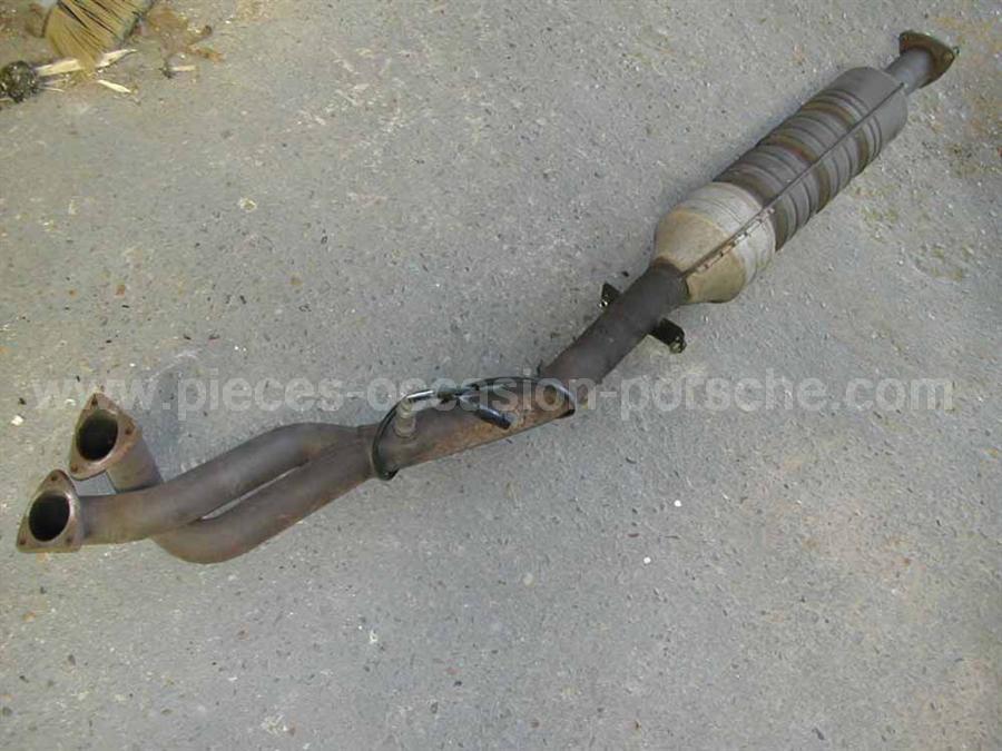 Silencieux intermédiaire avec sonde Porsche 944
